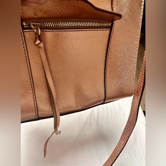 REBECCA MINKOFF Women’s Rose Colored Metallic Crossbody or Shoulder Bag - Picture 8 of 11